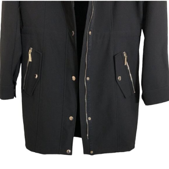 Michael Michael Kors Black Waterproof Hooded Jacket - Picture 4 of 11